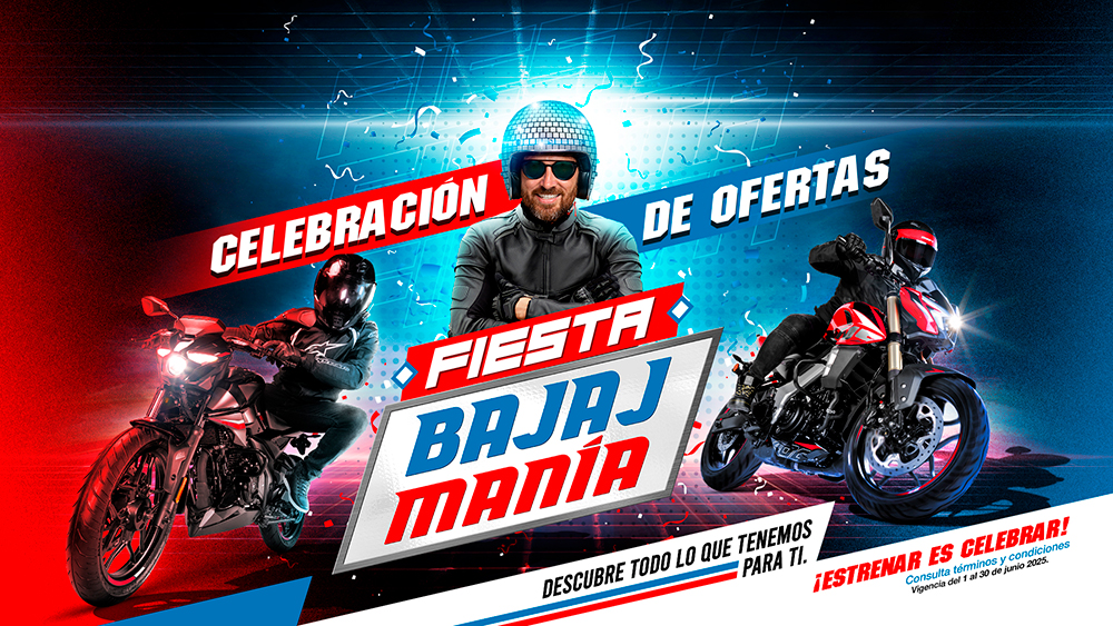Estrena una moto con BAJAJMANÍA Estrena una moto con BAJAJMANÍA