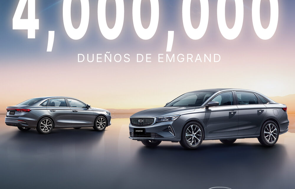 Geely Emgrand supera más de 4 millones de unidades vendidas en todo el mundo