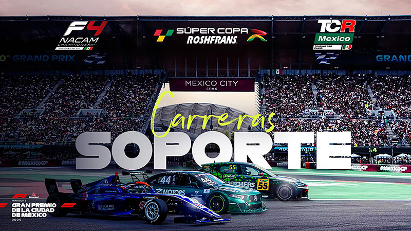 El rugido de los TCR México se une a la F1ESTA 2025