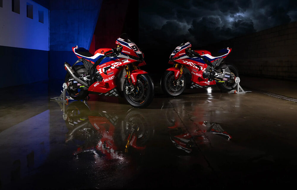 El equipo Honda HRC presenta el nuevo diseño tricolor de la CBR1000RR-R