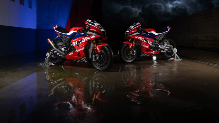 El equipo Honda HRC presenta el nuevo diseño tricolor de la CBR1000RR-R