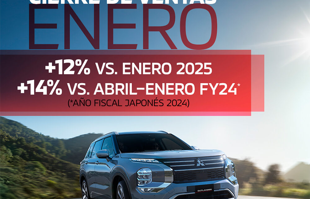 Mitsubishi Motors México comienza el año con un crecimiento por arriba del 10% vs enero 2025
