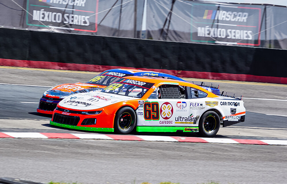 Rescata Germán Quiroga noveno lugar en inicio de NASCAR México Series 2026