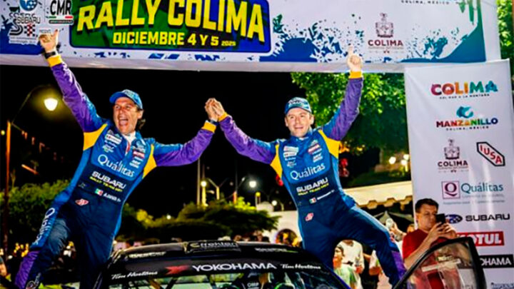 Triunfan Pancho Name y Armando Zapata en Rally Colima en RC4 y ratifican su campeonato 2025